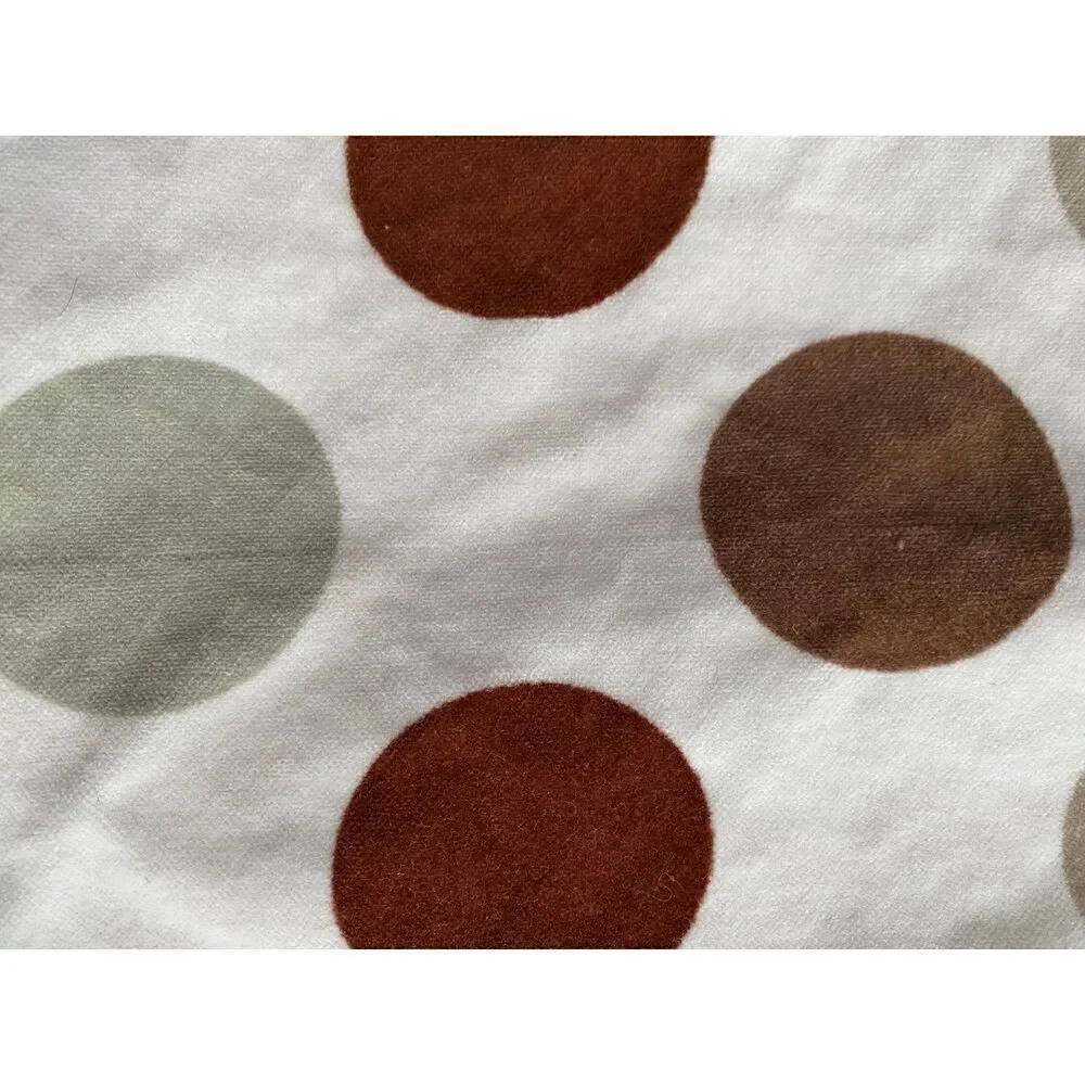 Ikea Brown Dots 20x20” Velvet Feel Throw Pillow Cover (with flaws)